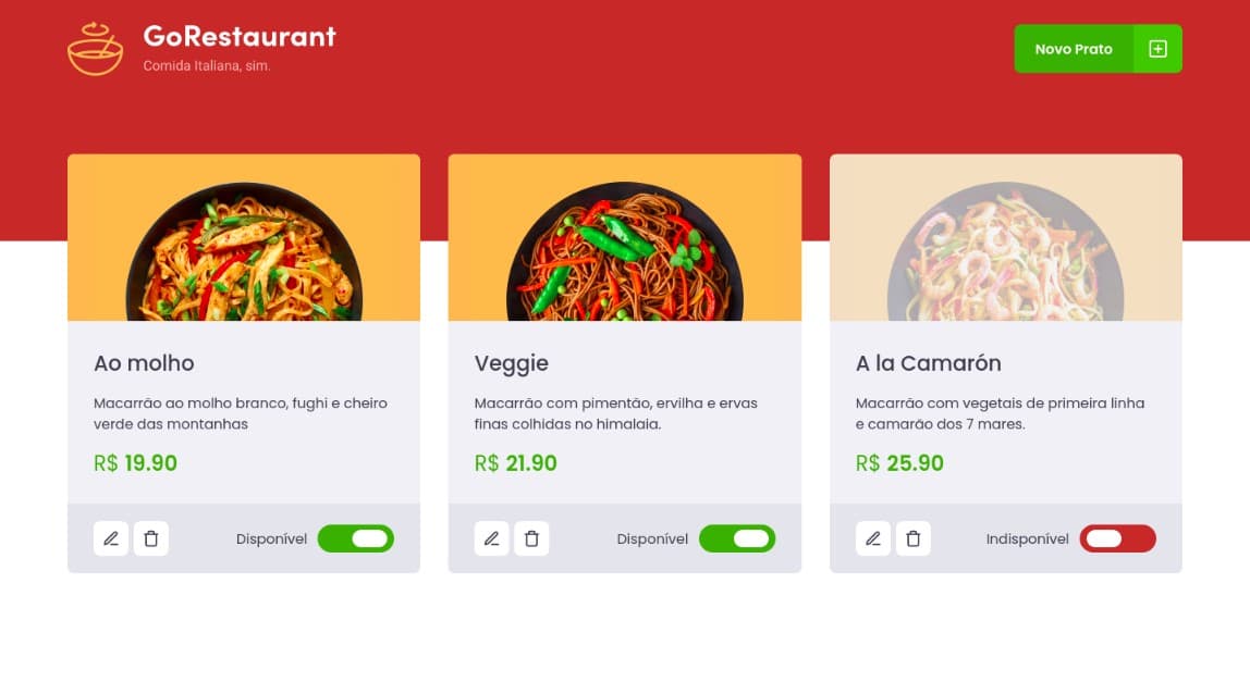Imagem do projeto Go Restaurant